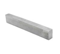 square stainless steel 1pc Hard 304 Stainless Steel Rod, 3mm-10mm Thickness Square Metal Bar, for Decorative(3mmx15mmx500mm)