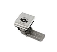 Square Stainless Steel Distribution Box Cabinet Door Lock MS813 Electric Cabinet Switch Electric Appliance Control Cabinet Lock 1Pcs(Stainless Steel Lock)