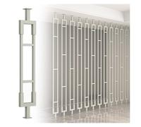 Square Stair Baluster Posts, Floor to Ceiling Mounted Stair Railing Custom Height, Staircase Corridors Fencing for Lofts Villas Living Room Divider