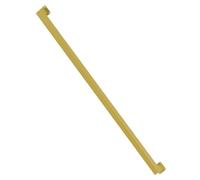 Square Stair Railing Non-Slip Safety Bar Wall-Mounted il for Indoor/Outdoor Steps Loft & Veranda Railing Gold Finish (1.8m) - Enhance Safety & Style