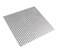Square Steel Drain Cover 5mm Hole Drain Covers Outdoor Indoor Shower Drain Cover, Garden Leaf Guard(40x40cm)
