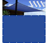 Square Sun e Sail 1.5 x 2.6 m - 98% UV Block Waterproof Canopy ning with Fixing Kit Easy Installat for Patios Backyard & Outdoor Garden - Navy Blue