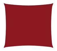Sunshade Sail Oxford Fabric Square 2x2 m Red