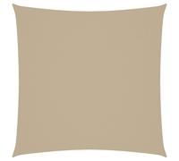 vidaXL Sunshade Sail Oxford Fabric Square 2.5x2.5 m Beige Sunscreen Shade