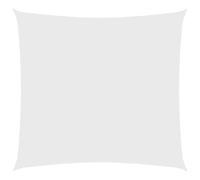 vidaXL Sunshade Sail Oxford Fabric Square 3x3 m White Patio Sunscreen Canopy