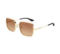 Square Sunglasses - female - Alexander McQueen - Sunglasses - Yellow - 55 MM - Accessories 55 MM
