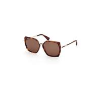 Square Sunglasses - female - Max Mara - Sunglasses - Brown - 56 MM - Accessories 56 MM