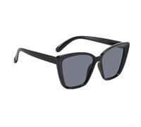 Square Sunglasses - Polarized Feline Eyewear, Trendy Cutout Shades, Bold Designer Goggles, Stylish Outdoor Accessory | Large Frame Protection Perfect For Beach Travel Shopping Festival