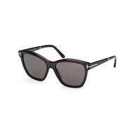 Square Sunglasses with Black Acetate Frame- female- Tom Ford- Sunglasses- Black- 54 MM- Accessories 54 MM
