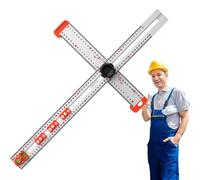 Square T-Ruler, Craft Rulers | Square Sliding Angle Adjustable For Marking | High Precision Angle Drawing Marking Gauge Tools For Engineer, Architect,