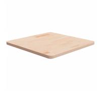 Square Table Top 60x60x2.5 cm Untreated Solid Wood Oak Berkfield Home Brown One Size