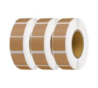 Square Target Stickers - Self Adhesive Kraft Paper Shooting Stickers, Highly Visible Labels for Practice Targets, Easy Peel Off Shooting Targets | Shooting Range Practice Markings to Improve Ge