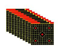 Square Target Training Paper, 12x12in Practice Sheet for Outdoor Sports, Visual Design Improving Aim and Accuracy, Training Accessory Practice, Ideal for Boys Girls Men Women, Youth Teens Use