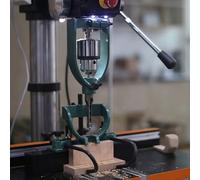 Square Tenon Chuck, Woodworking Square Hole Machine Tenoning Machine Bench Drill Chuck with 65-53mm Reducing Sleeve