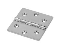 Square Thickened Hinge 316 Stainless Steel Industrial Loose-Leaf Metal Flat 1Pcs