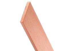 Square Thin Panel Copper Flat Bar Electrical Conductivity, Heat Transfer T2 Pure Copper Plate Strip 1piece(500 * 6 * 50MM)