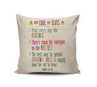 Square Throw Pillow Cases Buddy The Elf The Code Of Elves Home Pillowcases Cozy Cushion Cover For Hotel House 45×45Cm
