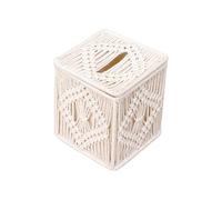 Square Tissue Cover Organizer Decorative Boho Paper Holder