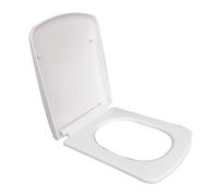 Square Toilet Seat, Soft Close WC Lid, Thickened PP Toilet Cover, Universal Fit Replacement, Easy Clean for Bathroom