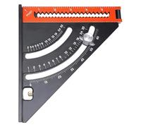 Square Tool - Folding Square 2-in-1 | Triangular Ruler With Base And Pencil - For Carpentry Applications Framing Construction Measurement Tracing and Marking
