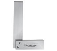 Square Tool, Machinist Square, 4 x 2.5 Inch 90 Degree Precision, Harden Carbon Steel Engineer Wide Base Ruler, L-Type Right Angle Ruler Tool for Woodworking, Small