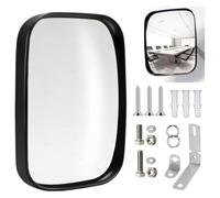 Square Traffic Mirror, 16 x 19 cm, Adjustable Wide Angle Convex Mirror, Traffic Mirror, Convex Mirror for Garage, Traffic, Driveways, Office, Yard, Warehouse, Indoor and Outdoor Use