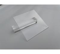 Square Translucent Black Tea Grey Acrylic Board for Advertising,DIY Scraft,Customize LED Screen Cover 1mm Thickness(Clear Transparent,100x100mm 10PCS)