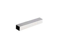 Square Tube 304 Stainless Steel, Length 500mm, Wall Thickness 2mm, Various Side Length, Square Hollow Section Pipes(20mm x 2mm)