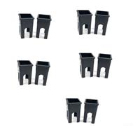 Square Tube Adapter 38-30mm Black Plastic Bushing | Reduces 38mm to 30mm, sturdy plastic build, prevents wobble, fits square tubes, gym frame repair