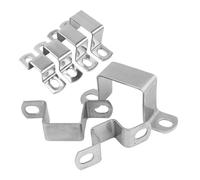 Square tube clamp, 304 Stainless Steel Horseback Saddle Clamp 20mm Width 7-8mm Bore Multiple Sizes