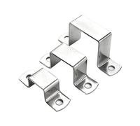 Square tube clamp, Saddle Strap Clamp 304 Stainless Steel Hose 10-60mm Square Plumbing Hardware