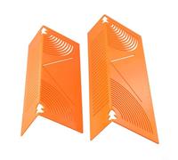 Square Tube Round Corner Drawing Ruler for Precise Square Tube Corner Marking and Right Angle Alignment in Workshop and Field Settings (20-65mm+20-80mm)