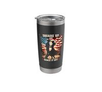 Square Up and Dance It Out Square Dancing Stainless Steel Insulated Tumbler
