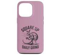 Square Up Daily Grind Kangaroo Workout Fighter Kickboxing Case for iPhone 13 Pro