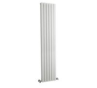 Square Vertical Double Panel Radiator 3641 BTU Satin White 1800x 354mm Balterley White One Size