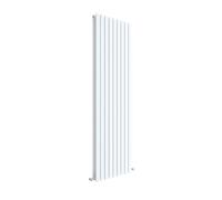 Square Vertical Double Panel Radiator - 1800mm x 528mm - 5810 BTU - Satin White