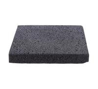 Square Volcanic Rock Cooking Stone Korean BBQ Steak Grilling Plate | Natural Polished Surface, Heat Retention, Smooth Finish, Suitable for Home Cooks, Chefs, Outdoor Picnics and Ovens