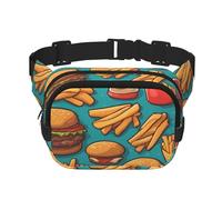 Square Waist Bag for Outdoor Sport â€“ Adjustable Double Layer Travel Belt Pouch