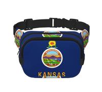 Square Waist Bag for Outdoor Sport â€“ Adjustable Double Layer Travel Belt Pouch