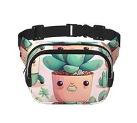 Square Waist Bag for Outdoor Sport â€“ Adjustable Double Layer Travel Belt Pouch