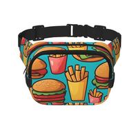Square Waist Bag for Outdoor Sport â€“ Adjustable Double Layer Travel Belt Pouch