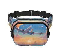 Square Waist Bag for Outdoor Sport â€“ Adjustable Double Layer Travel Belt Pouch