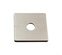 Square Wall Hole Cover for Air for Conditioner Pipe and Wire Openings 22mm Inner Diameter Abs Decorative Cap with Dustproof Blueprint Seamless Backing for Neat for (Gold)