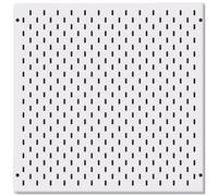 Square Wall-Mounted Pegboard, Modular Display Shelf For Jewelry Store, For Garage(White color)