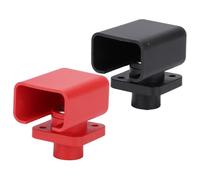 Square Wall-Through Terminal Post 150A 1000V DC Brass Nickel PA66 For Energy Storage Battery Cabinets High Current Equipment