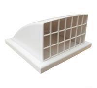 Square Wall Vent Cover 260x105mm Insect Mesh(150mm)