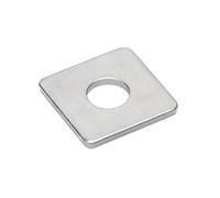 Square washers, Stainless Steel Square Plate Washers， Flat Washer 304 M3-M12 Multiple Sizes Pack Of 10(M4 x 20 x 1)