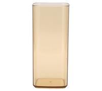 Square Water Cup - One - Piece Design, Durable Acrylic Material, Comfortable Grip for Home Use, Multi - Purpose Beverage Glass, Transparent Small Size (Type 2)