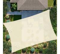 Square Waterproof Sun Shade2.5x3mUV Block Rectangular Canopy Durable TearResistant HDPE Cover for Patio BackyardOutdoor Activities