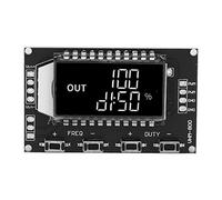 Square Wave Signal Generator PWM Board Module for Motor Control LCD Display (Black)